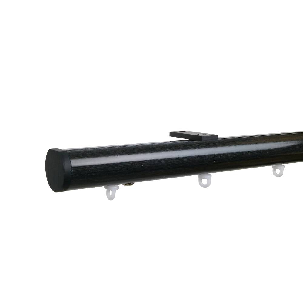 Now M51 28 mm Curtain Poles Kit Single layer Black