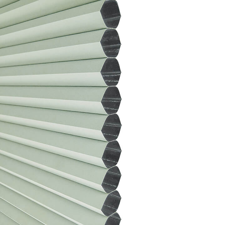 Brescia Cordless Top Down Bottom Up Blackout Honeycomb Blinds Water Green