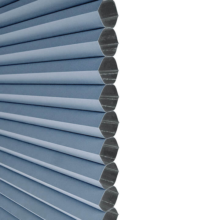 Brescia Cordless Top Down Bottom Up Blackout Honeycomb Blinds Federal Blue