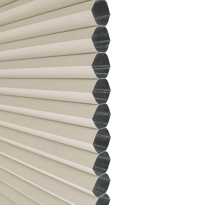 Brescia Cordless Blackout Honeycomb Blinds Winter White