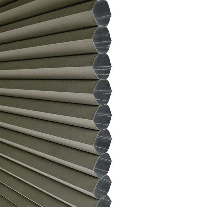 Brescia Cordless Blackout Honeycomb Blinds Antique Pewter