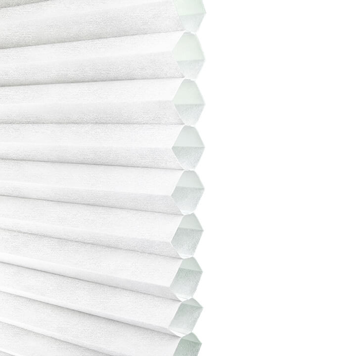 Brescia Cordless Top Down Bottom Up Light-Filtering Honeycomb Blinds Off-White