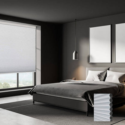 Brescia Cordless Blackout Honeycomb Blinds Off-White
