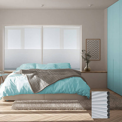 Brescia Cordless Day And Night Blackout Honeycomb Blinds Off-White