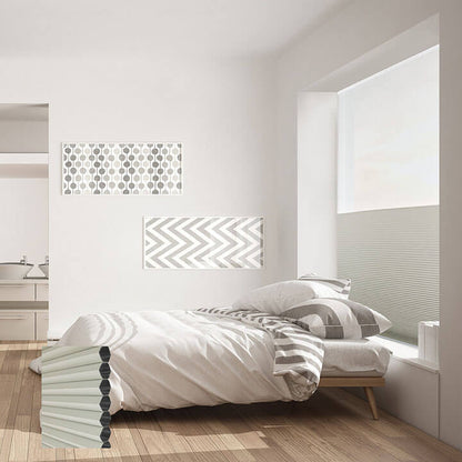 Brescia Cordless Day And Night Blackout Honeycomb Blinds Alabaster