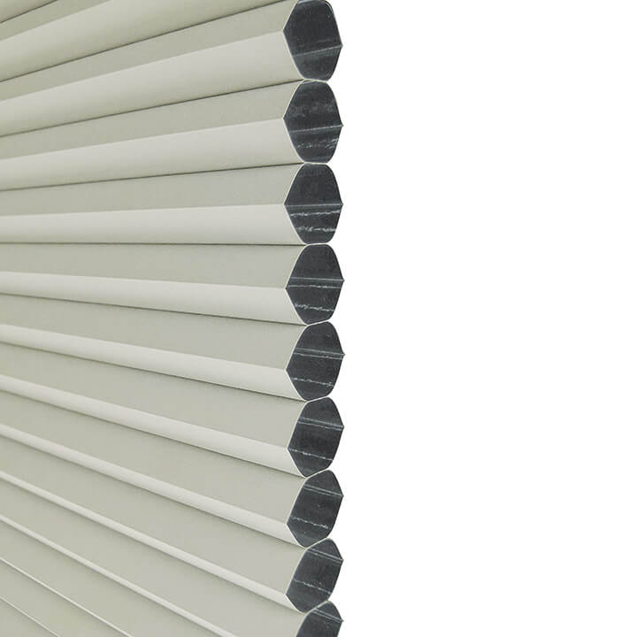 Brescia Clutch Day And Night Blackout Honeycomb Blinds Alabaster