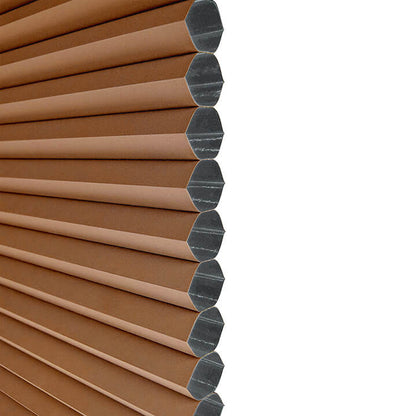 Brescia Cordless Top Down Bottom Up Blackout Honeycomb Blinds Terra Cotta