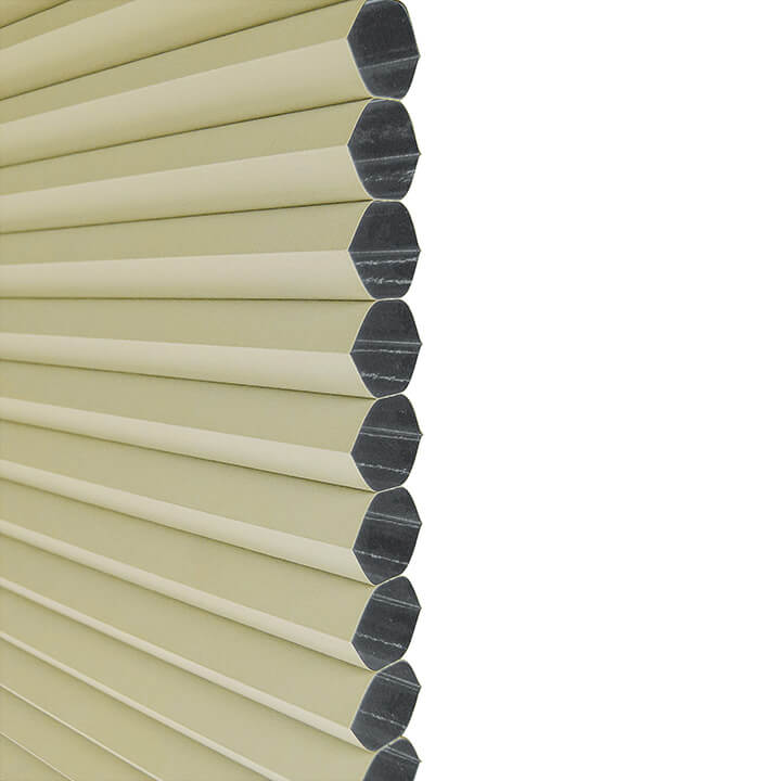 Brescia Motorized Day And Night Blackout Honeycomb Blinds Spring Green