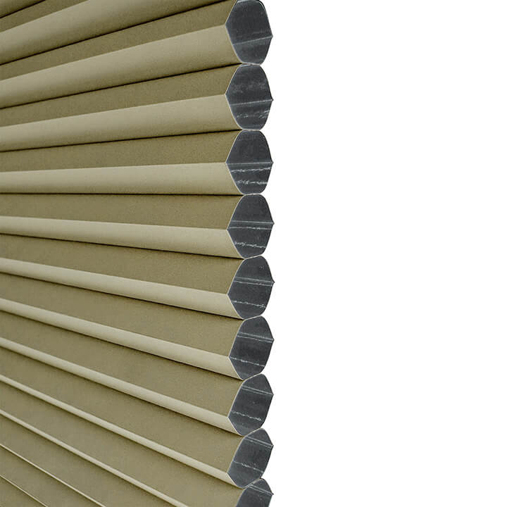 Brescia Clutch Day And Night Blackout Honeycomb Blinds Avocado