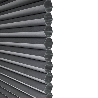 Brescia Cordless Blackout Honeycomb Blinds Royal Gray