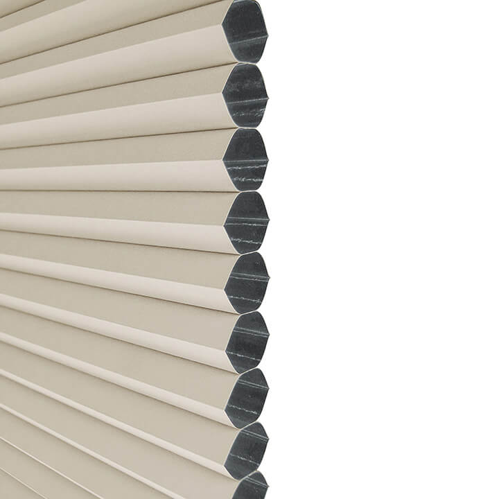 Brescia Clutch Day And Night Blackout Honeycomb Blinds Winter White