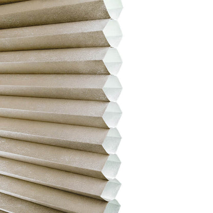 Brescia Cordless Top Down Bottom Up Light-Filtering Honeycomb Blinds Fawn