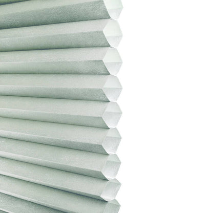 Brescia Cordless Light-Filtering Honeycomb Blinds Water Green