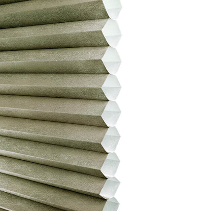 Brescia Cordless Light-Filtering Honeycomb Blinds Avocado