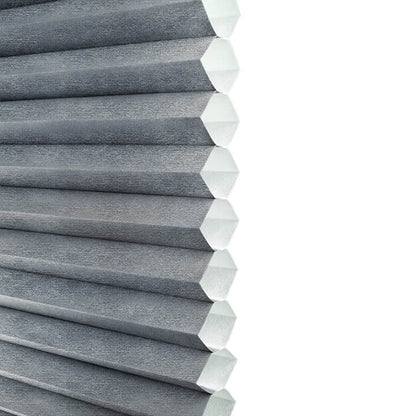 Brescia Cordless Light-Filtering Honeycomb Blinds Royal Gray
