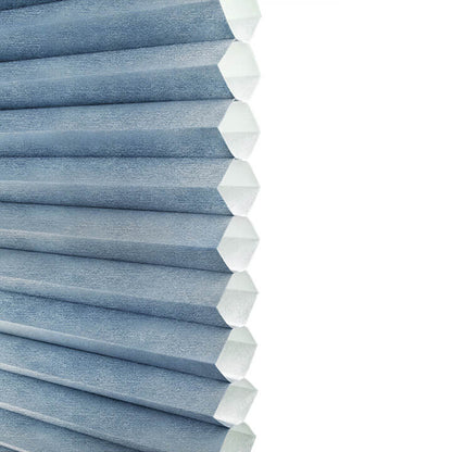 Brescia Cordless Top Down Bottom Up Light-Filtering Honeycomb Blinds Federal Blue