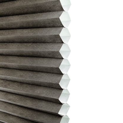 Brescia Cordless Light-Filtering Honeycomb Blinds Anthracite