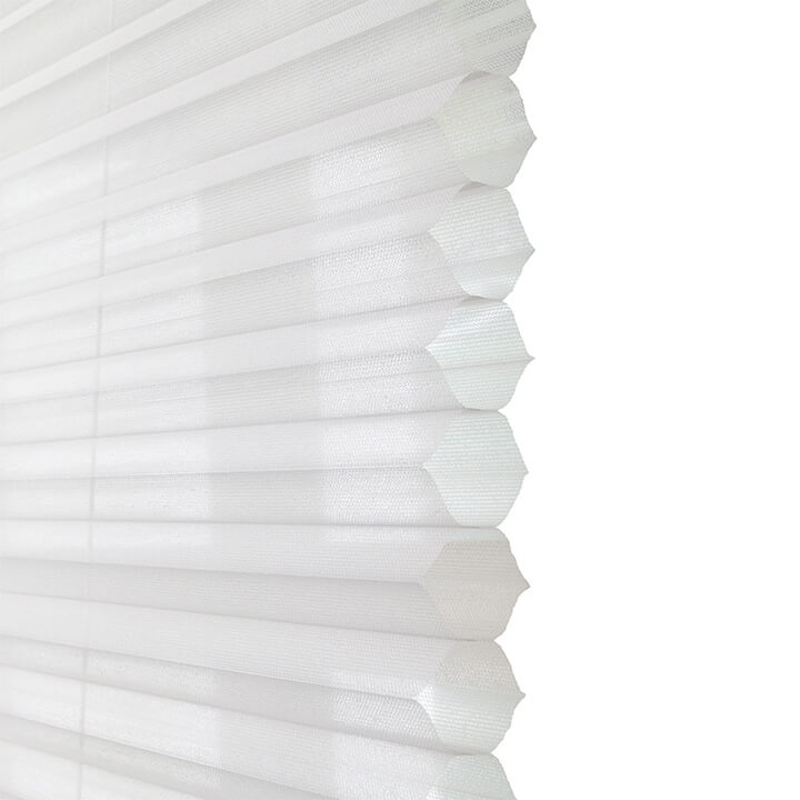 Parma Clutch Top Down Bottom Up Sheer Honeycomb Blinds Off-White