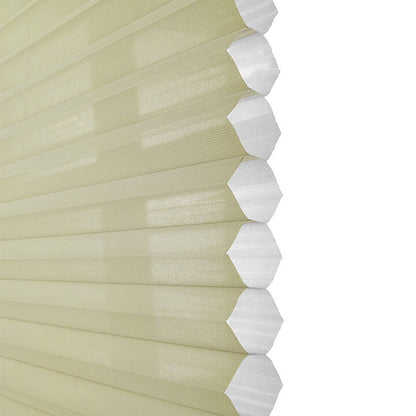 Lucca Motorized Sheer Honeycomb Blinds Spring Green