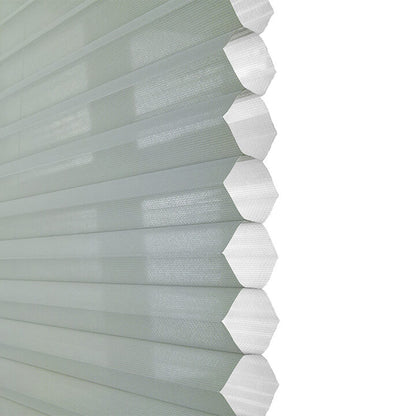 Parma Clutch Sheer Honeycomb Blinds Water Green