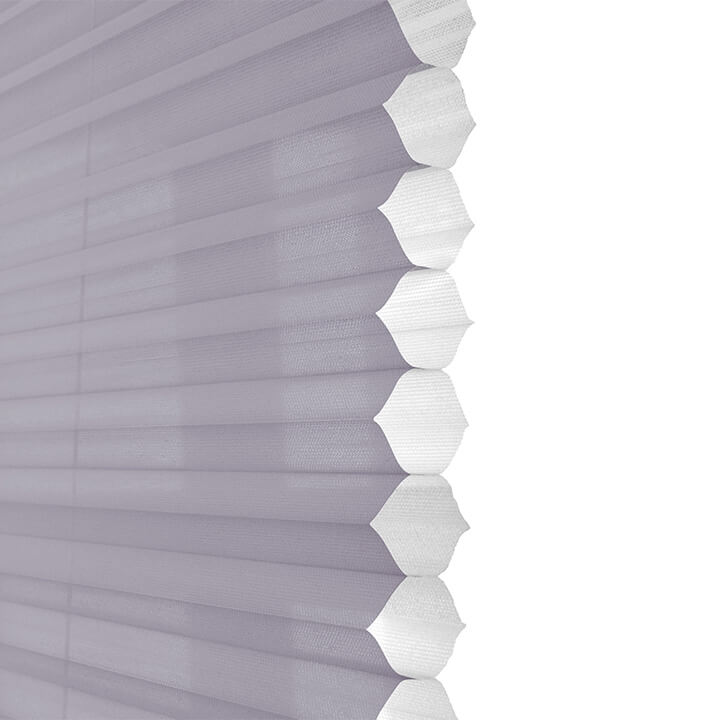 Parma Cordless Top Down Bottom Up Sheer Honeycomb Blinds Wisteria
