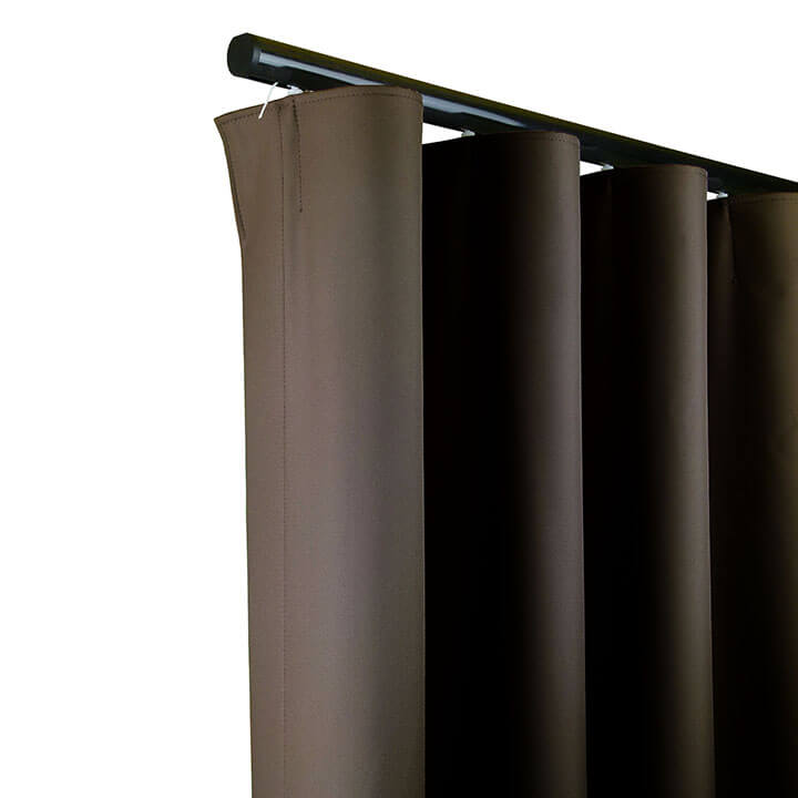 Now M51 28 mm Curtain Poles Kit Single layer Black