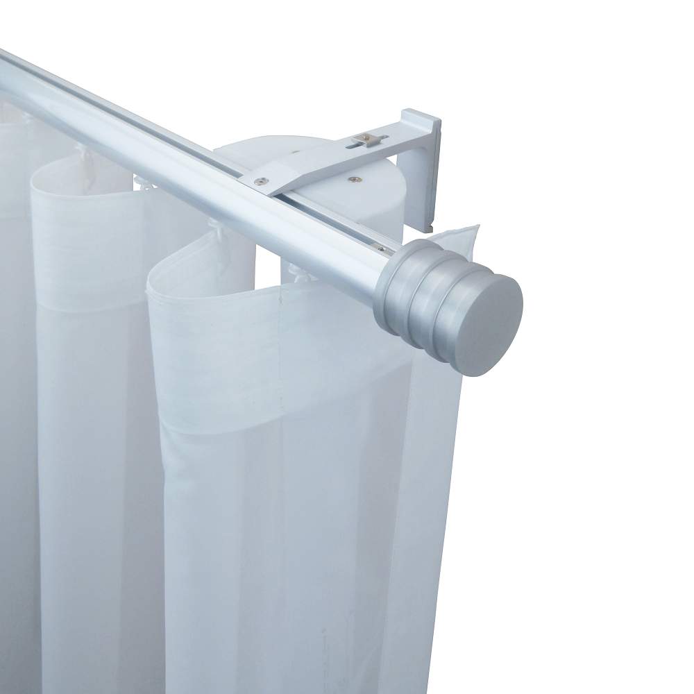 Now 1 3/8" Motorized Drapery Kit Single Layer Natural Aluminum