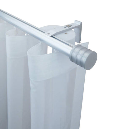 Now 1 3/8" Motorized Drapery Kit Single Layer Natural Aluminum