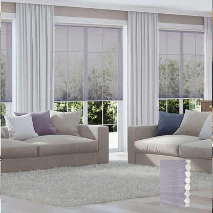 Parma Clutch Sheer Honeycomb Blinds Wisteria